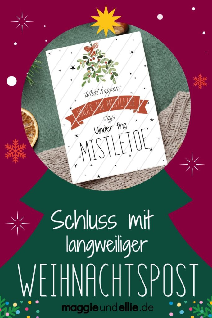 Weihnachtsposter Wanddeko Weihnachtspost witzig 24 Karten