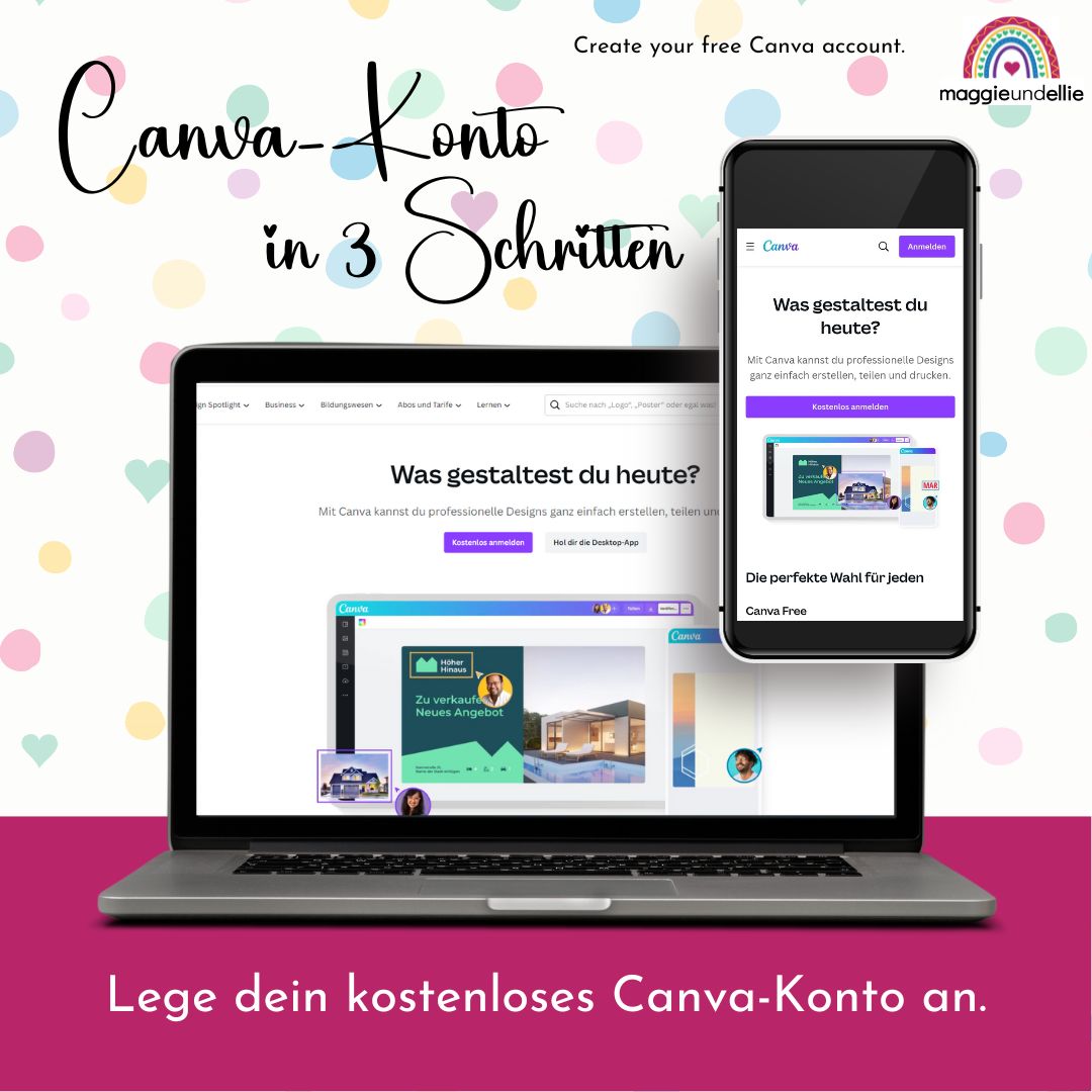 Canva Konto erstellen